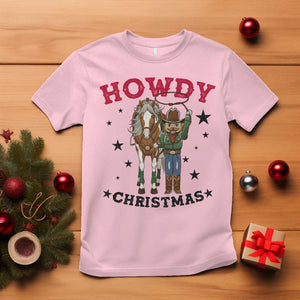 Funny Nutcracker Cowboy Howdy Christmas T Shirt Western Holiday Gift TS12 Light Pink Print Your Wear