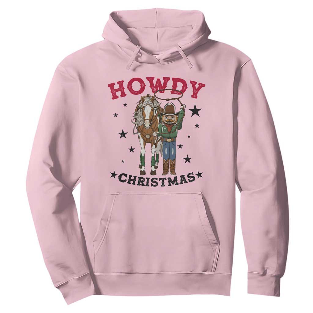 Funny Nutcracker Cowboy Howdy Christmas Hoodie Western Holiday Gift TS12 Light Pink Print Your Wear
