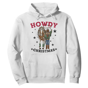 Funny Nutcracker Cowboy Howdy Christmas Hoodie Western Holiday Gift TS12 White Print Your Wear