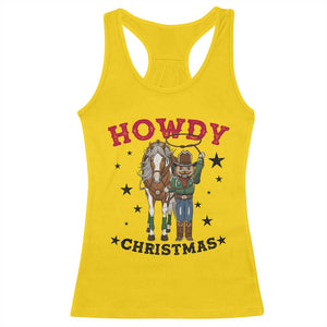 Funny Nutcracker Cowboy Howdy Christmas Racerback Tank Top Western Holiday Gift TS12 Daisy Print Your Wear