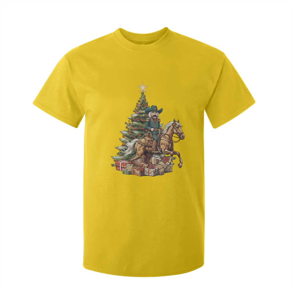Funny Nutcracker Riding Horse T Shirt For Kid Western Life Christmas Gift TS12 Daisy Print Your Wear