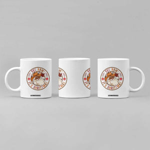 Yee Haw It Is Christmas Coffee Mug Funny Black Santa Cowboy TS12 Print Your Wear