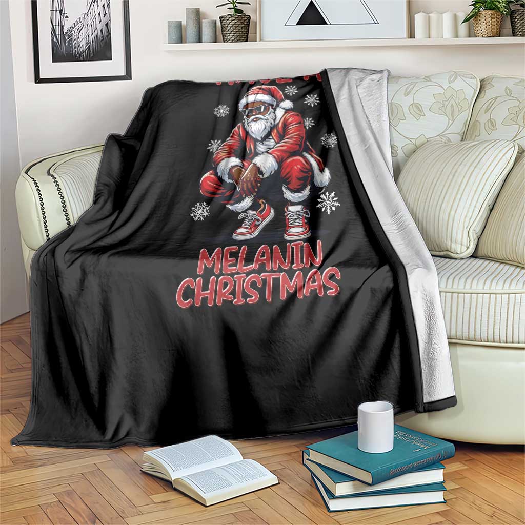 Have A Melanin Christmas Throw Blanket Black Pride Xmas Gift TS12 Print Your Wear