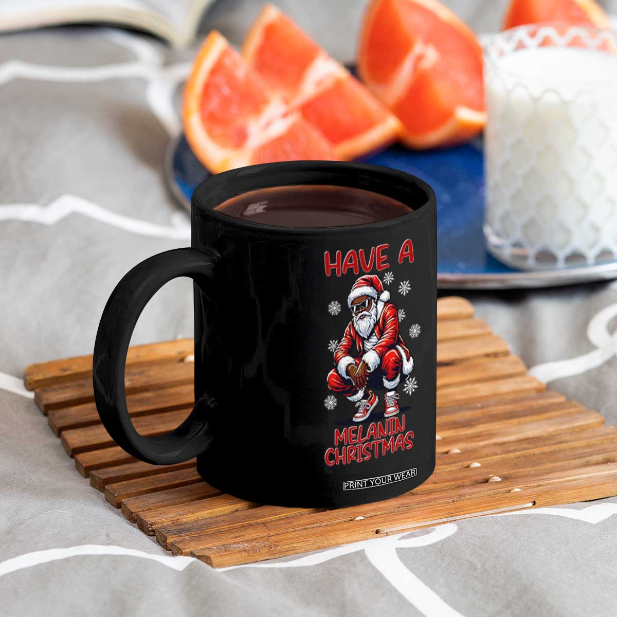 Have A Melanin Christmas Coffee Mug Black Pride Xmas Gift TS12 Print Your Wear
