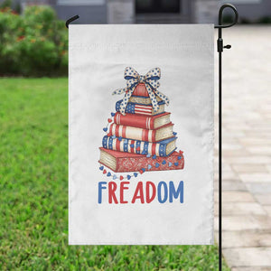 Funny Patriotic Book Lover Gift Garden Flag Freadom TS12 Print Your Wear