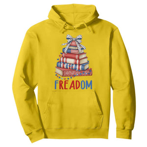 Funny Patriotic Book Lover Gift Hoodie Freadom TS12 Daisy Print Your Wear