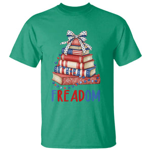 Funny Patriotic Book Lover Gift T Shirt Freadom TS12 Irish Green Print Your Wear