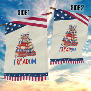 Funny Book Lover Gift Patriotic Garden Flag Freadom TS12 Print Your Wear