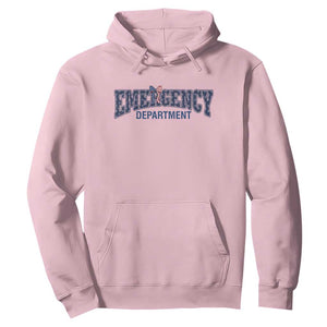 Patriotic ER Nurse Gift Hoodie USA 250th Anniversary TS12 Light Pink Print Your Wear