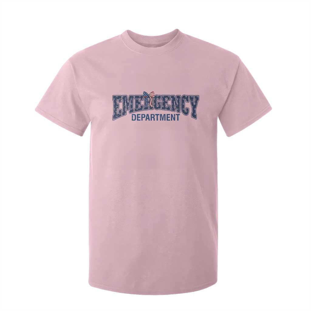 Patriotic ER Nurse Gift T Shirt For Kid USA 250th Anniversary TS12 Light Pink Print Your Wear
