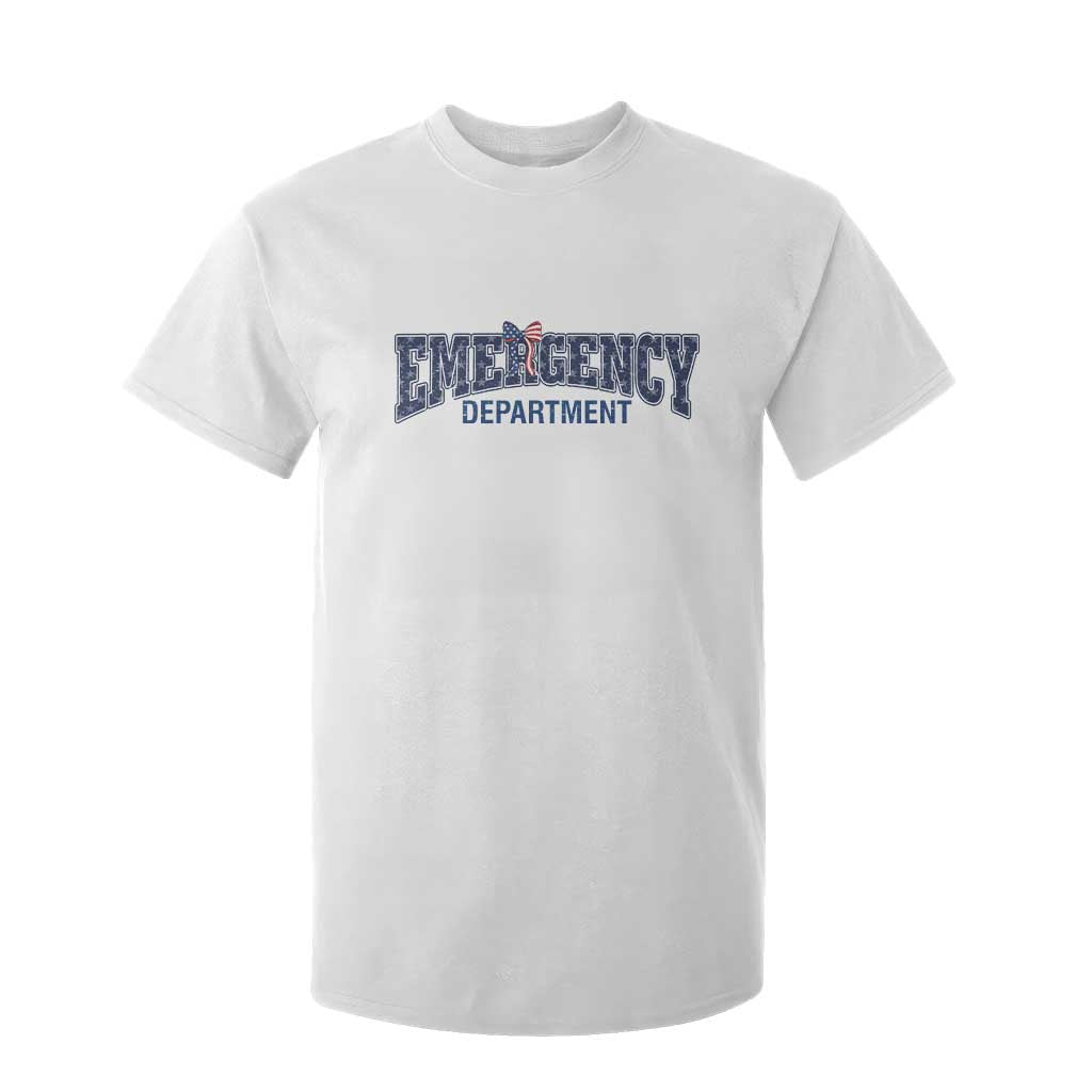 Patriotic ER Nurse Gift T Shirt For Kid USA 250th Anniversary TS12 White Print Your Wear