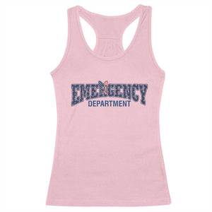 Patriotic ER Nurse Gift Racerback Tank Top USA 250th Anniversary TS12 Light Pink Print Your Wear