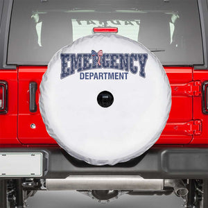 Patriotic ER Nurse Gift Spare Tire Cover USA 250th Anniversary TS12 White Print Your Wear