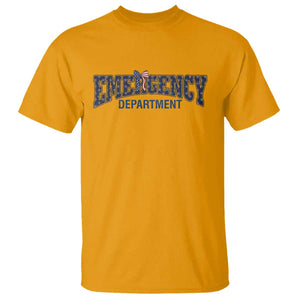 Patriotic ER Nurse Gift T Shirt USA 250th Anniversary TS12 Gold Print Your Wear