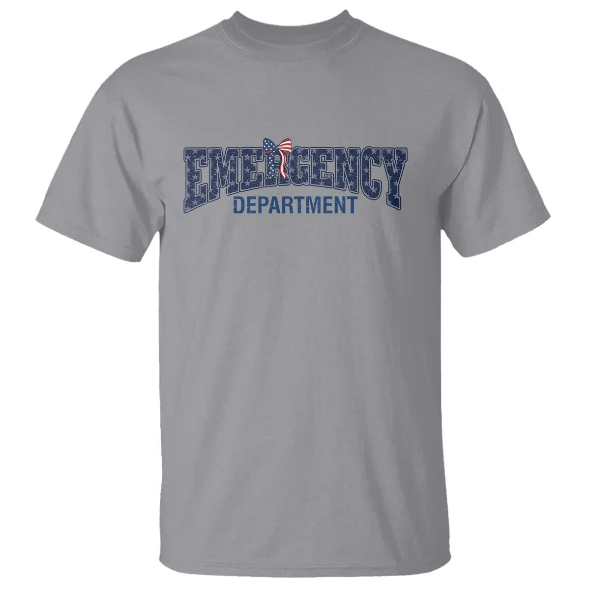 Patriotic ER Nurse Gift T Shirt USA 250th Anniversary TS12 Sport Gray Print Your Wear