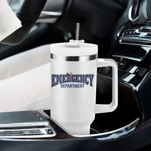 Patriotic ER Nurse Gift Tumbler With Handle USA 250th Anniversary TS12 Print Your Wear