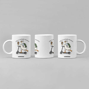 Funny Silly Goose Proctor Coffee Mug Off to Actively Monitor Teacher Testing Day TS12 Print Your Wear