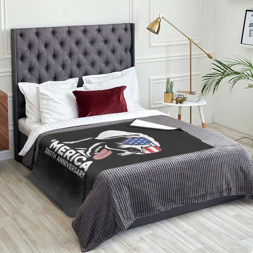 Merica Labrador Retriever Lover Throw Blanket 250th Anniversary Gift TS12 Print Your Wear