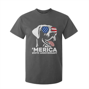 Merica Labrador Retriever Lover T Shirt For Kid 250th Anniversary Gift TS12 Dark Heather Print Your Wear