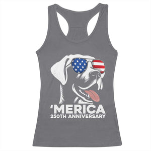Merica Labrador Retriever Lover Racerback Tank Top 250th Anniversary Gift TS12 Charcoal Print Your Wear