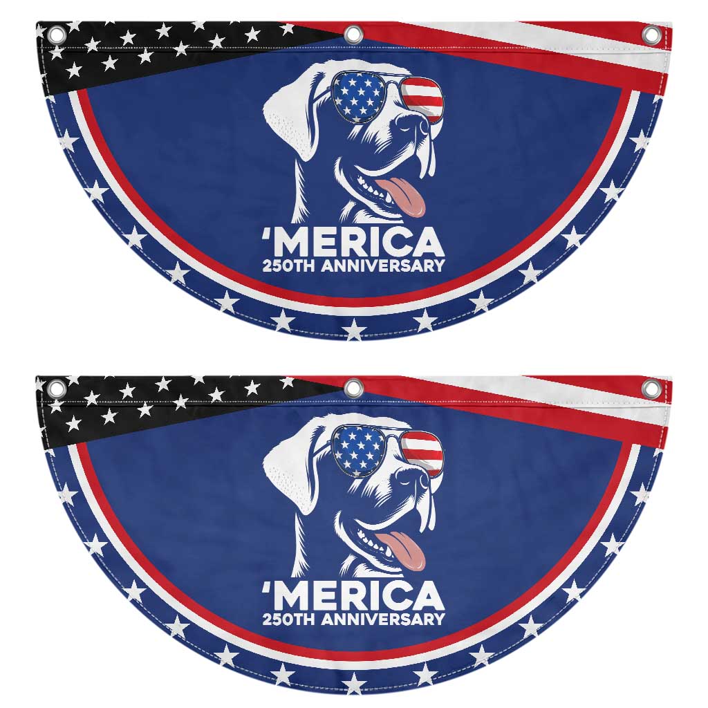Merica Labrador Retriever Lover Patriotic Fan Flag 250th Anniversary Gift TS12 2pcs pack Classic Navy Print Your Wear