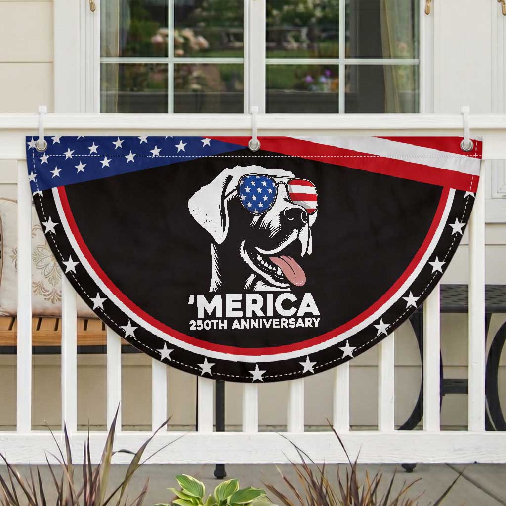 Merica Labrador Retriever Lover Patriotic Fan Flag 250th Anniversary Gift TS12 2pcs pack Classic Black Print Your Wear