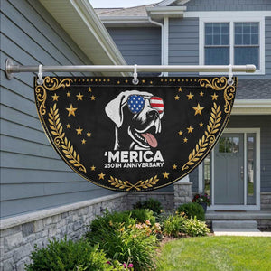 Merica Labrador Retriever Lover Patriotic Fan Flag 250th Anniversary Gift TS12 2pcs pack Vintage Black Print Your Wear