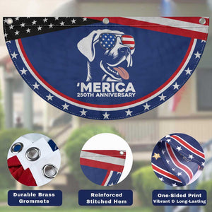 Merica Labrador Retriever Lover Patriotic Fan Flag 250th Anniversary Gift TS12 Print Your Wear