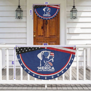 Merica Labrador Retriever Lover Patriotic Fan Flag 250th Anniversary Gift TS12 Print Your Wear