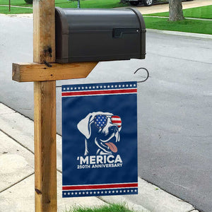 Merica Labrador Retriever Lover Patriotic Garden Flag 250th Anniversary Gift TS12 Classic Blue Red Print Your Wear