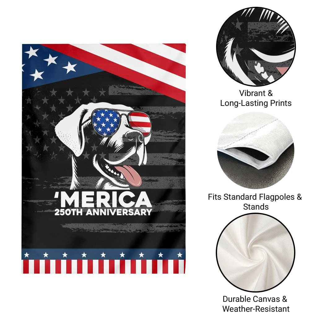 Merica Labrador Retriever Lover Patriotic Garden Flag 250th Anniversary Gift TS12 Print Your Wear