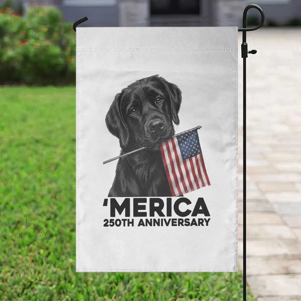 Patriotic Labrador Retriever Garden Flag USA 250th Anniversary Gift TS12 Print Your Wear