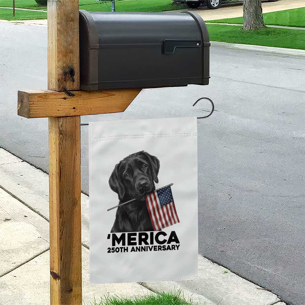 Patriotic Labrador Retriever Garden Flag USA 250th Anniversary Gift TS12 Print Your Wear