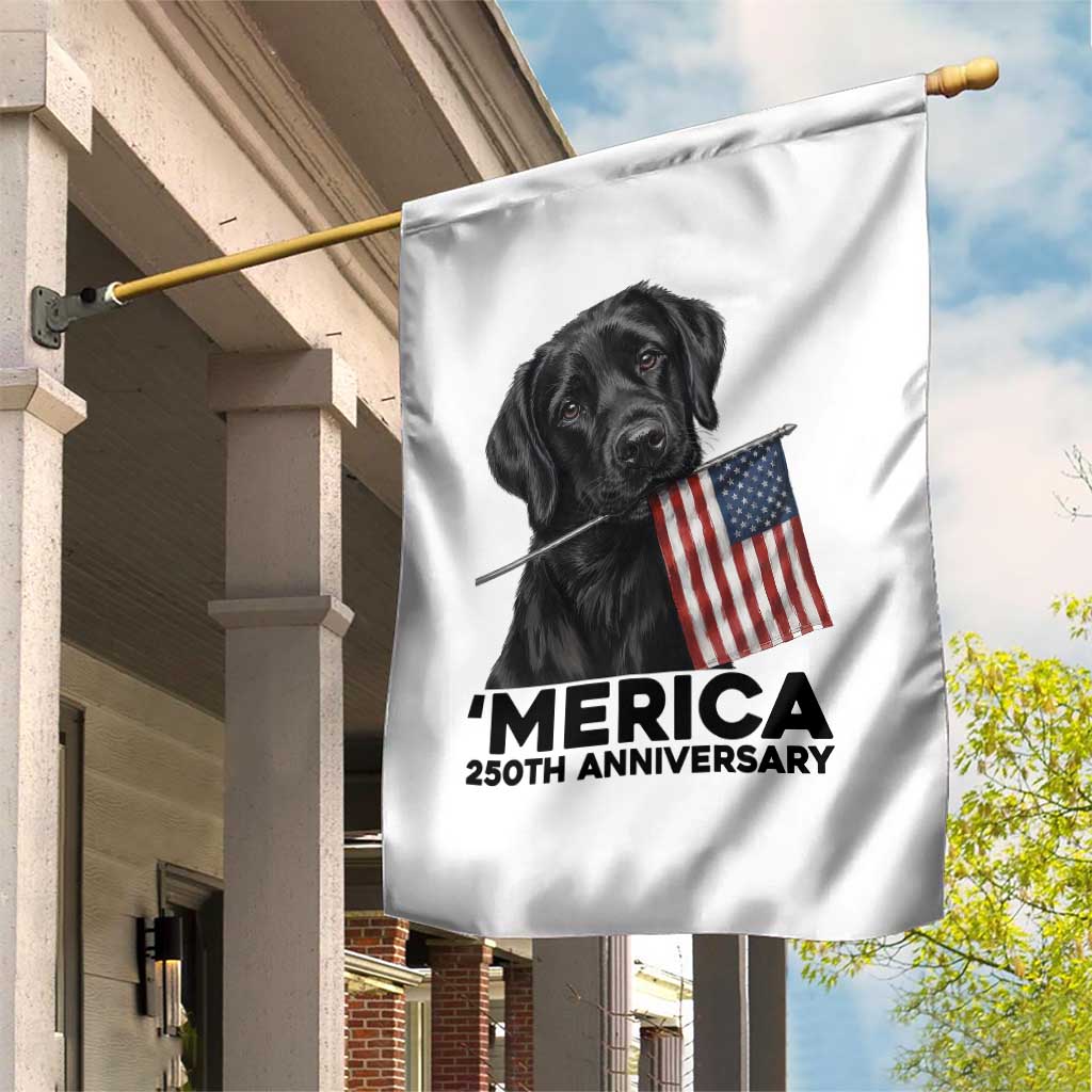 Patriotic Labrador Retriever Garden Flag USA 250th Anniversary Gift TS12 Print Your Wear