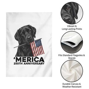 Patriotic Labrador Retriever Garden Flag USA 250th Anniversary Gift TS12 Print Your Wear