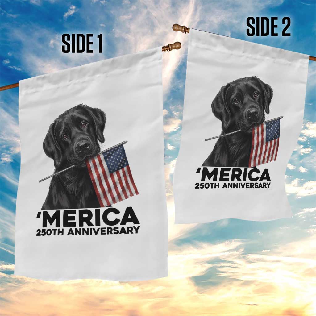 Patriotic Labrador Retriever Garden Flag USA 250th Anniversary Gift TS12 Print Your Wear