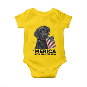 Patriotic Labrador Retriever Baby Onesie USA 250th Anniversary Gift TS12 Daisy Print Your Wear