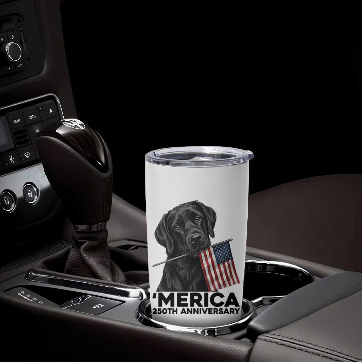 Patriotic Labrador Retriever Tumbler Cup USA 250th Anniversary Gift TS12 Print Your Wear