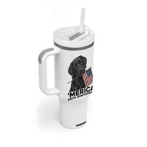 Patriotic Labrador Retriever Tumbler With Handle USA 250th Anniversary Gift TS12 Print Your Wear