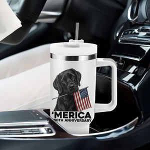 Patriotic Labrador Retriever Tumbler With Handle USA 250th Anniversary Gift TS12 Print Your Wear