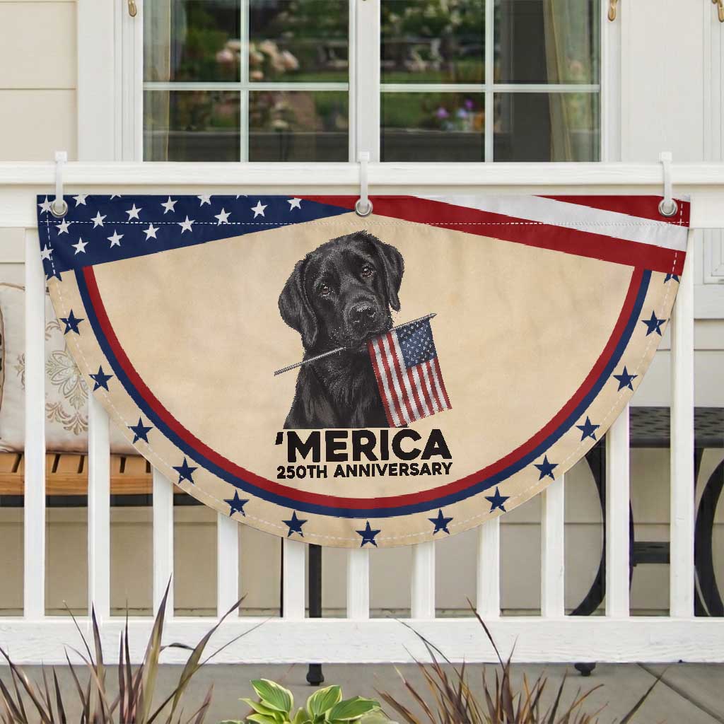 Labrador Retriever Lover Patriotic Fan Flag USA 250th Anniversary Gift TS12 2pcs pack Classic Tan Print Your Wear