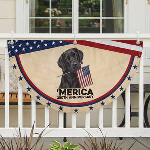 Labrador Retriever Lover Patriotic Fan Flag USA 250th Anniversary Gift TS12 2pcs pack Classic Tan Print Your Wear