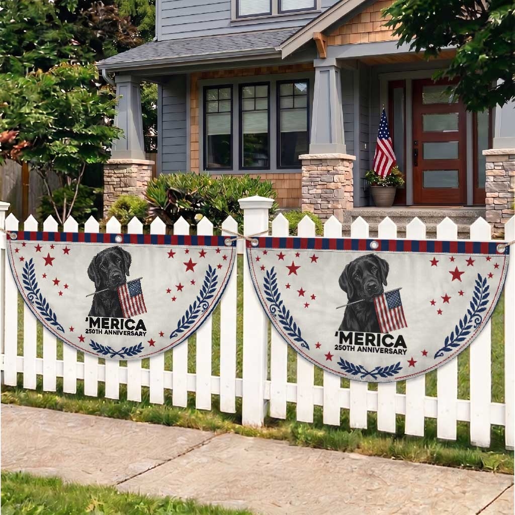 Labrador Retriever Lover Patriotic Fan Flag USA 250th Anniversary Gift TS12 2pcs pack Laurel Beige Print Your Wear