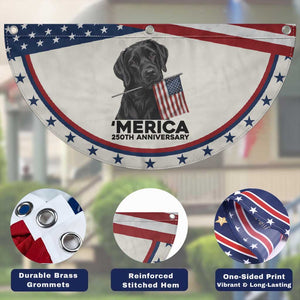 Labrador Retriever Lover Patriotic Fan Flag USA 250th Anniversary Gift TS12 Print Your Wear