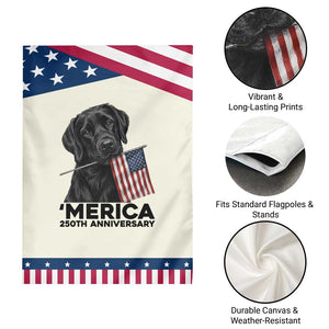 Labrador Retriever Lover Patriotic Garden Flag USA 250th Anniversary Gift TS12 Print Your Wear