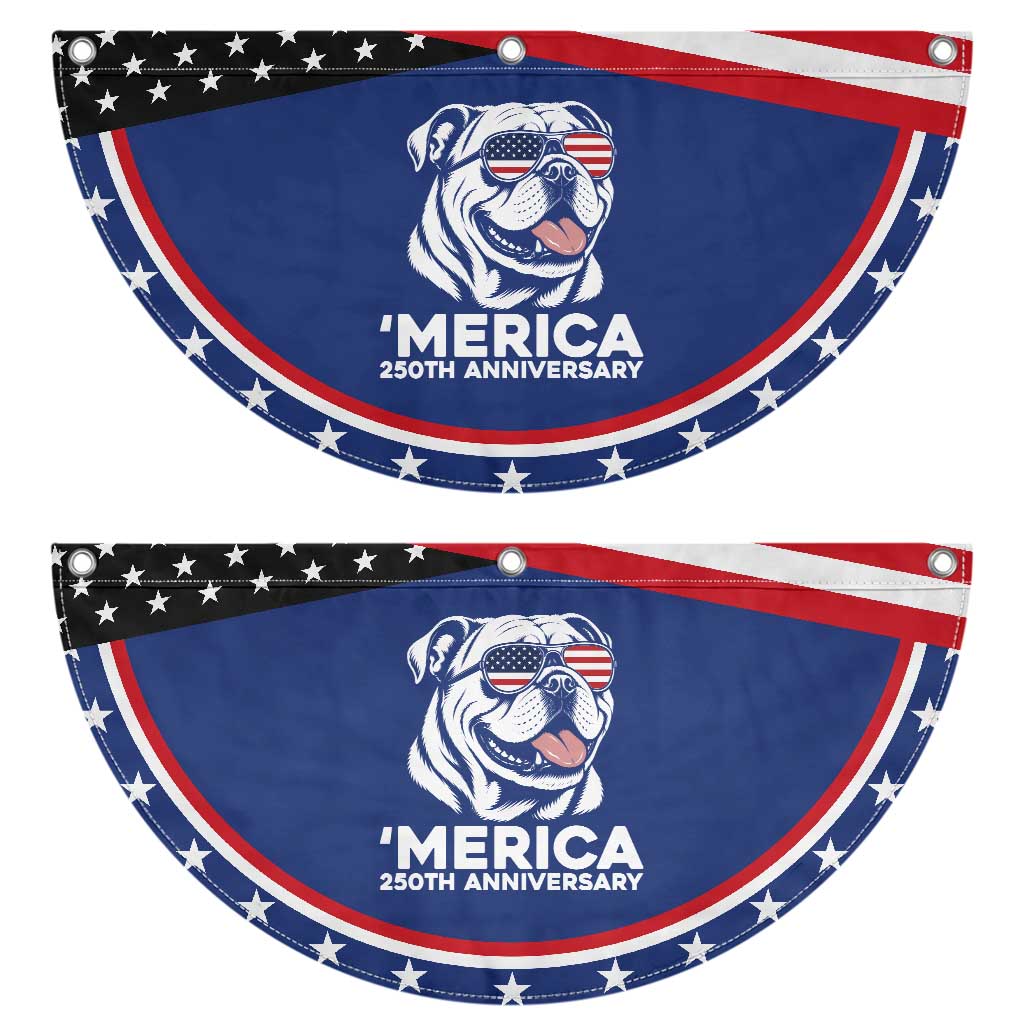 Merica English Bulldog Lover Patriotic Fan Flag 250th Anniversary Gift TS12 2pcs pack Classic Navy Print Your Wear