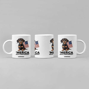 Merica Dachshund Lover Coffee Mug 250th Anniversary Gift TS12 Print Your Wear