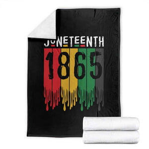 Juneteenth Freedom Pride Throw Blanket African American Heritage Graphic TS12 Black Print Your Wear