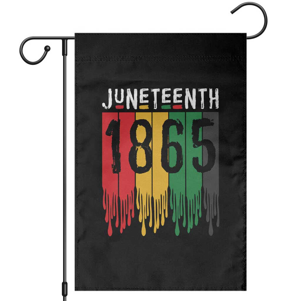 Juneteenth Freedom Pride Garden Flag African American Heritage Graphic TS12 Black Print Your Wear