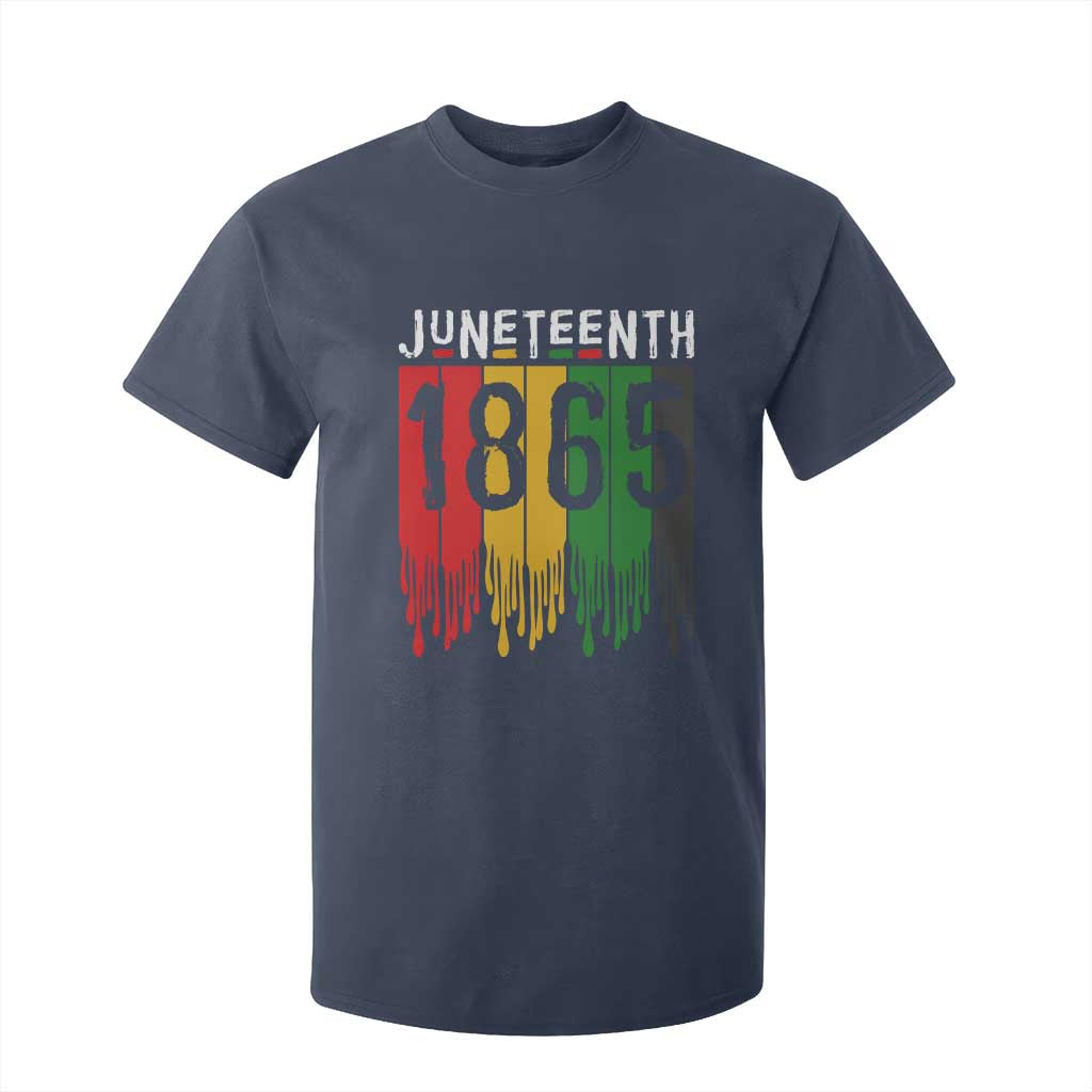 Juneteenth Freedom Pride T Shirt For Kid African American Heritage Graphic TS12 Navy Print Your Wear